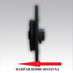 Осевой вентилятор низкого давления Air SC YWF4E 450 Square (Черный)